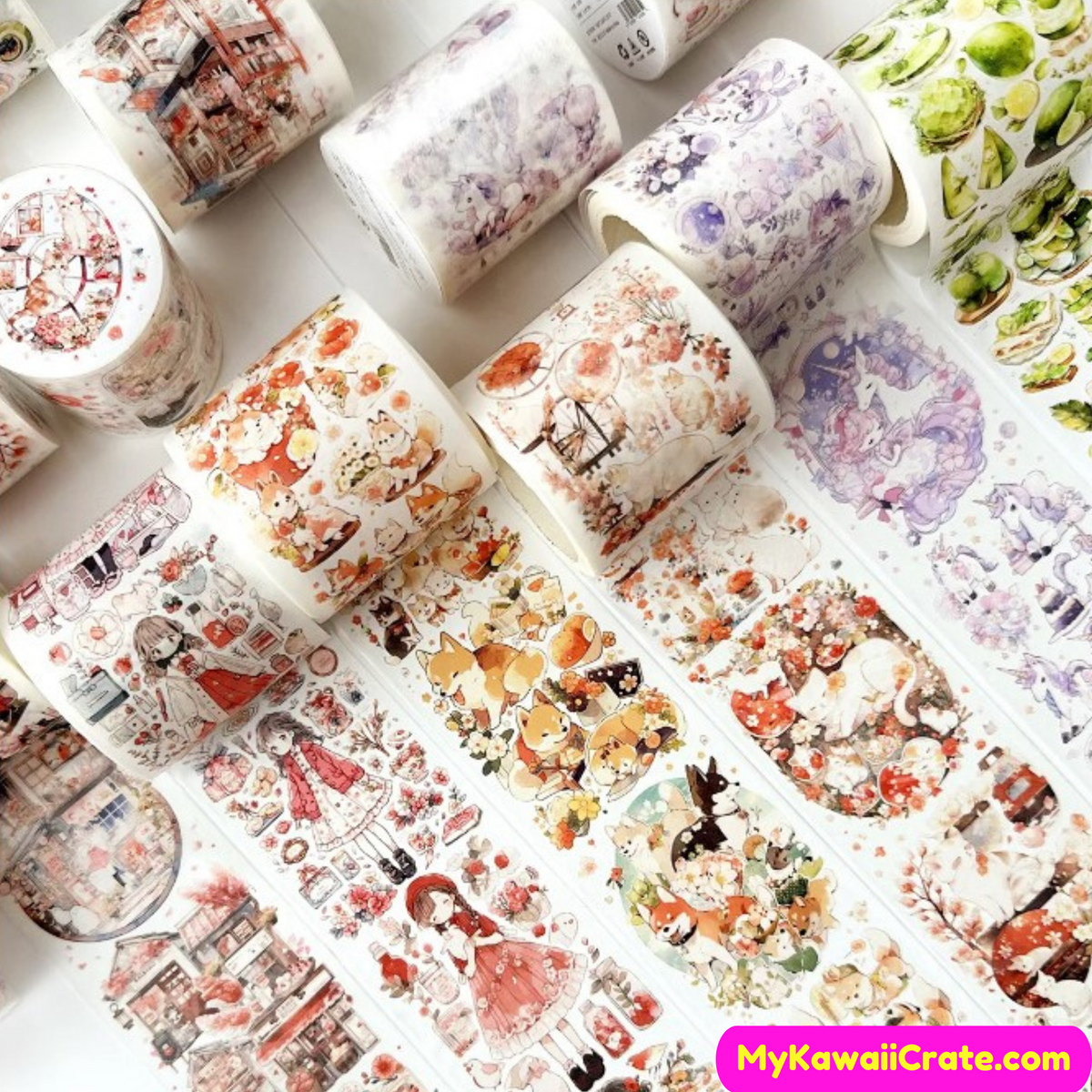 Kawaii Washi Tape Set