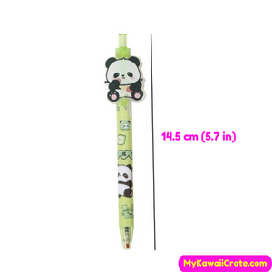 Kawaii Playful Panda Gel Pens 6 Pc Set