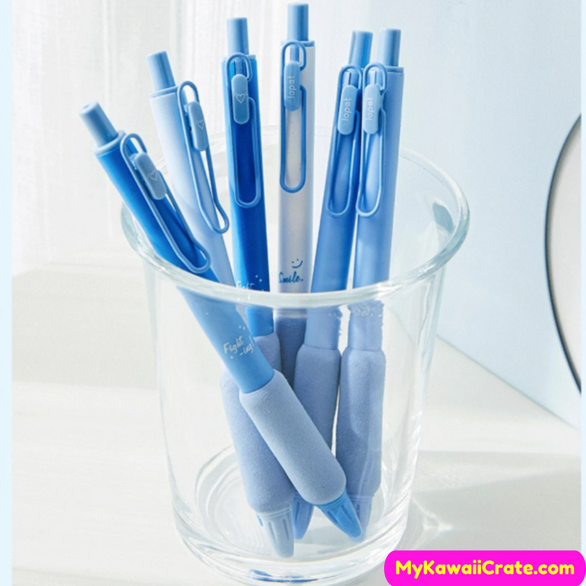 9/12 PCS Colored gel pens set Free Shipping Kawaii blue 0.5 mm