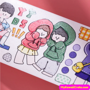 Cartoon Kids Washi Tape