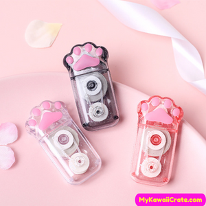 Kawaii Cat Paw White Out Correction Tape