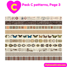 36 Rolls Set Multi Pattern Variety Designs Decorative Washi Tapes