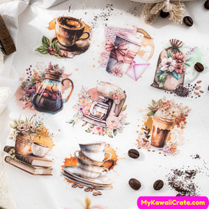 Coffee Themed Stickers