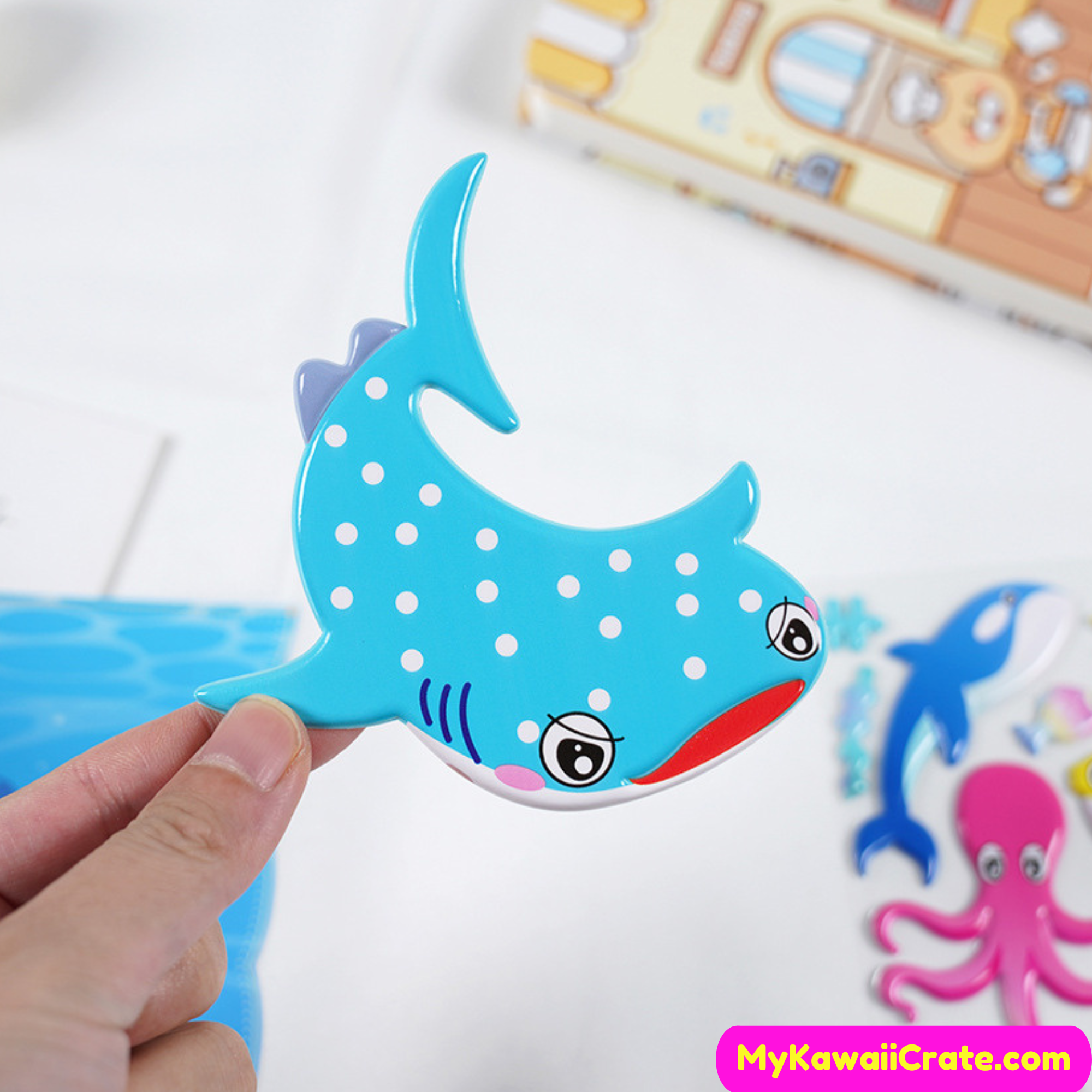 Colorful Marine Life 3D Puffy Stickers, Cartoon Sea Creatures Sticker –  MyKawaiiCrate