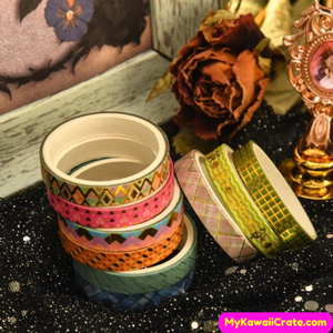 Shiny washi tapes