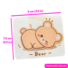 Brown bear sticky notes