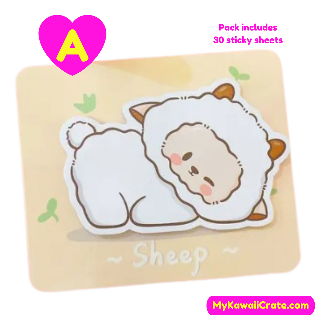 Sheep sticky notes