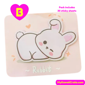 Rabbit sticky notes