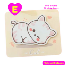 Cat sticky notes