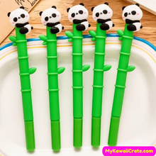 Bamboo Panda Gel Pens Set