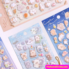 Adorable cat stickers