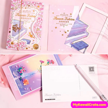 Kawaii Flowers Blossom Aesthetics Postcards 30 Pc Pack