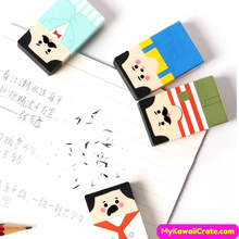 Kawaii Funny Bald Man Pencil Eraser