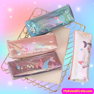 Kawaii Mermaid Pencil Bag