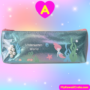 Kawaii Mermaid Pencil Bag