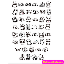 Cartoon Panda Stickers