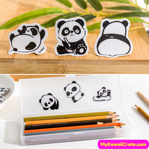 Funny Panda Stickers