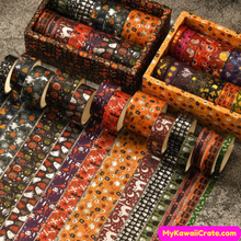 Kawaii Spooky Halloween Party Gilding Washi Tapes 14 Rolls Set