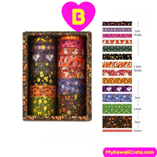 Kawaii Spooky Halloween Party Gilding Washi Tapes 14 Rolls Set