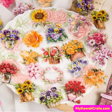 Beautiful flowers stickers