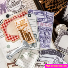 Vintage style stickers