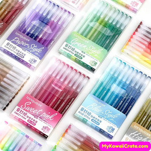 Multicolor gel pens