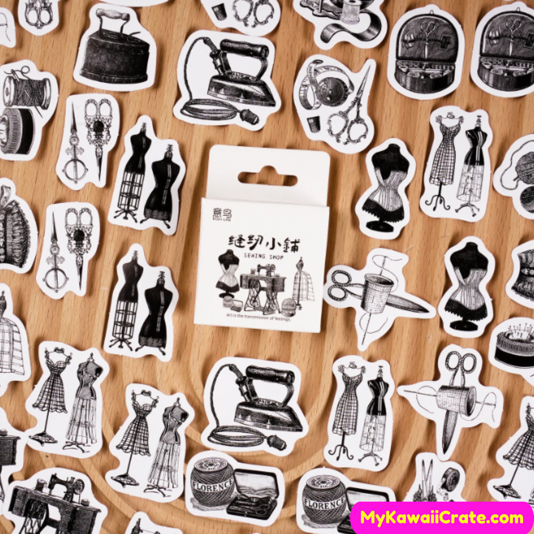 Sewing Scrapbooking Stickers, Stickers Handmade Sewing
