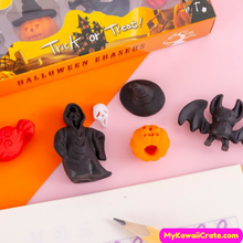 Spooky Halloween Pencil Erasers 4 Pc Pack