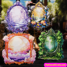 The Secret World of Mirrors Shell Light Decorative Stickers 5 Pc Pack