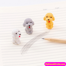Cute Little Dog Topper Pencil Erasers