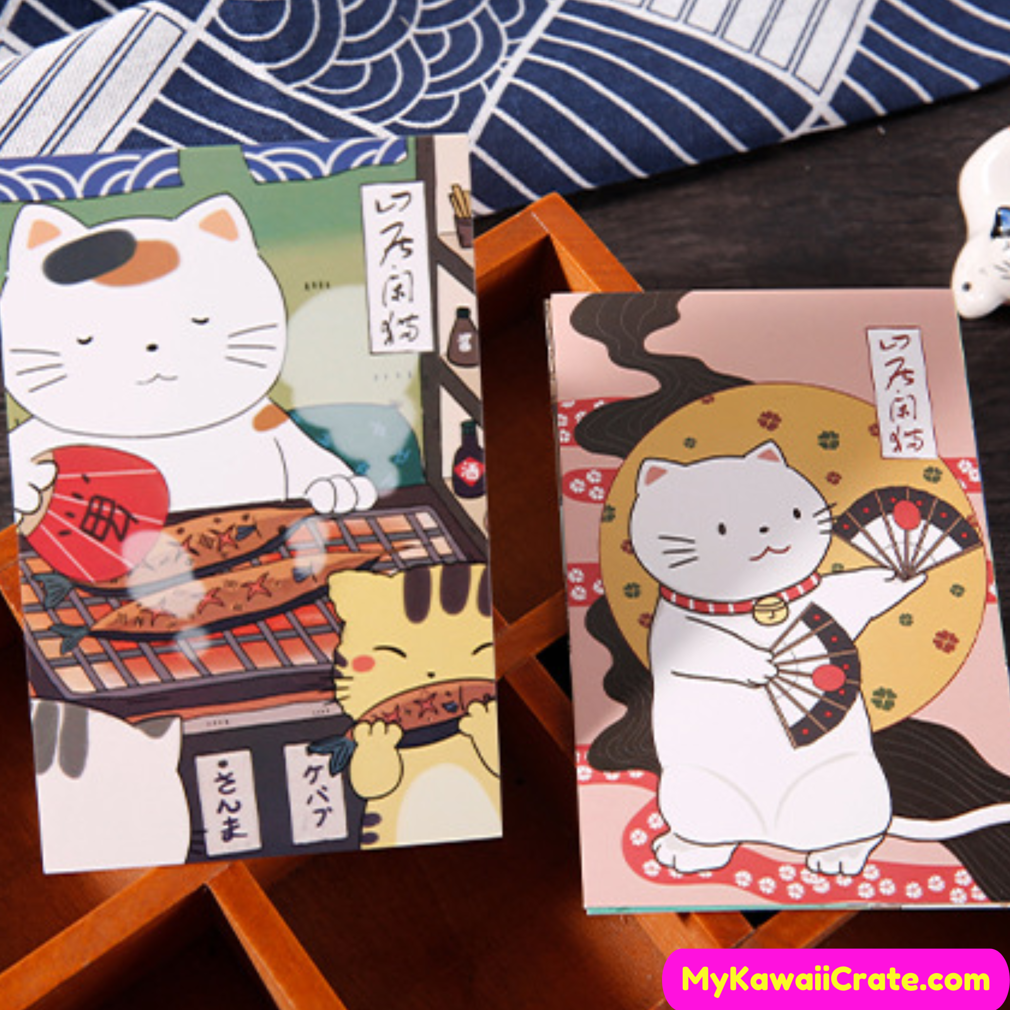 Sakamoto Cat from Nichijou Postcard for Sale by pamakima