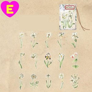 Flower Fields Decorative Stickers 30 Pc Pack