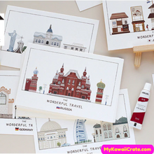 Architecture Buildings Around the World Postcards 30 Pc Set