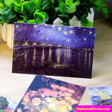 30 Pc Van Gogh Oil Painting Style Mini Postcards ~ Famous Oil Painting Style Cards