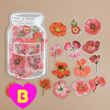 Flowers Fruits Bread in a Jar Stickers 35 Pc Pack