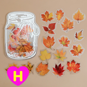 Flowers Fruits Bread in a Jar Stickers 35 Pc Pack