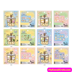Adorable Kawaii Animals Stickers 36 Pc Pack
