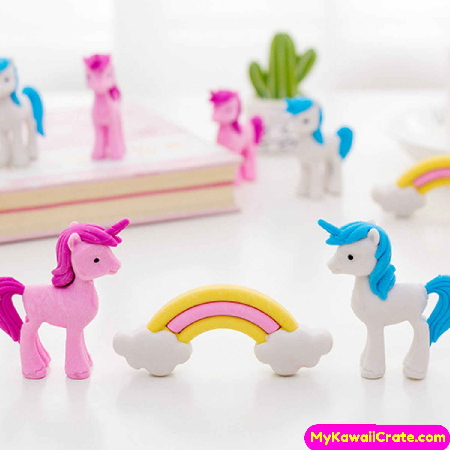 Rainbow and Unicorn Erasers for Kids – Colorful Pencil Erasers for Kids,  Boys, Girls, Kawaii Erasers, Fancy Eraser for Children School Kids, Return  Gift for Kids – Stationery Monk