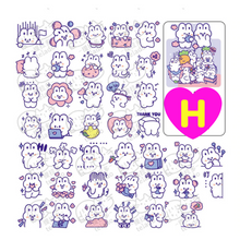 Kawaii Cute Cream Bear Decorative Stickers 40 Pc Pack