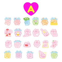 Kawaii Jellybean Animals Stickers 45 Pc Pack