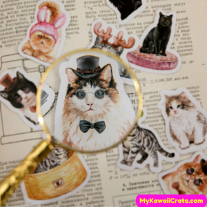 Vintage Cat Stickers