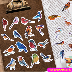 Types of birds stickers
