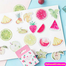 45 Pc Pk Fresh Fruit Decorative Stickers