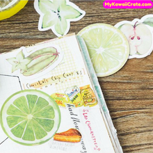 45 Pc Pk Fresh Fruit Decorative Stickers