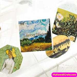 45 Pc Van Gogh Famous Paintings Style Stickers