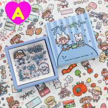 Kawaii Life of Adventures Stickers 50 Sheets Set