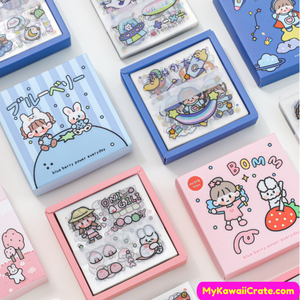 Kawaii Glittery Capsule 3D Puffy Stickers Kawaii Stickers, Cute Stickers,  Scrapbooking Planner Stickers, Fun Stickers, Capsule Stickers 