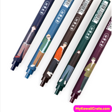 Young People Aesthetics Smooth Writing Gel Pens 5 Pc Set