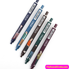 Young People Aesthetics Smooth Writing Gel Pens 5 Pc Set