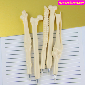 5 Pc Creative Novelty Human Bones Ballpoint Pens